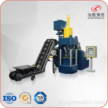 Vertikal hydraulesch Press Briquett fir Stolmetall